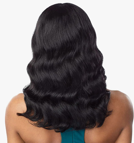 Body Wave 100% Human Hair Wig 13x4 Full Frontal Lace Wigs (Transparent) for Women