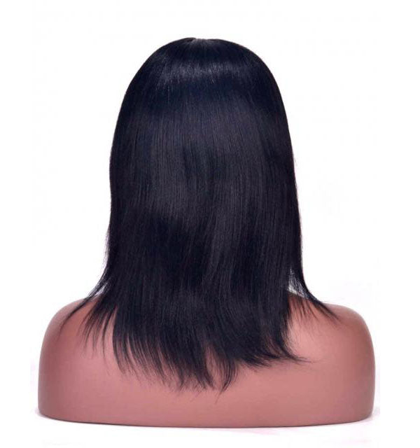 Straight 100% Human Hair Wig 13x4 Full Frontal Lace Wigs (Transparent) for Women